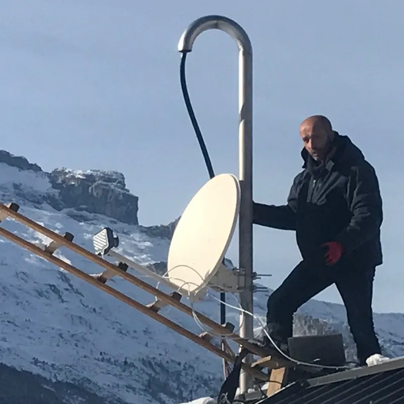 Installation d'antenne TV par un professionnel