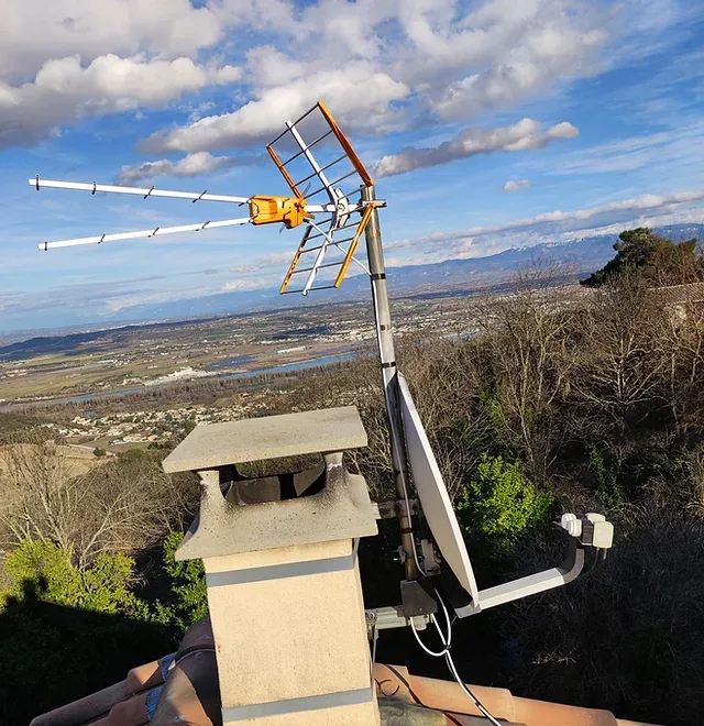 Réglage d'une parabole satellite